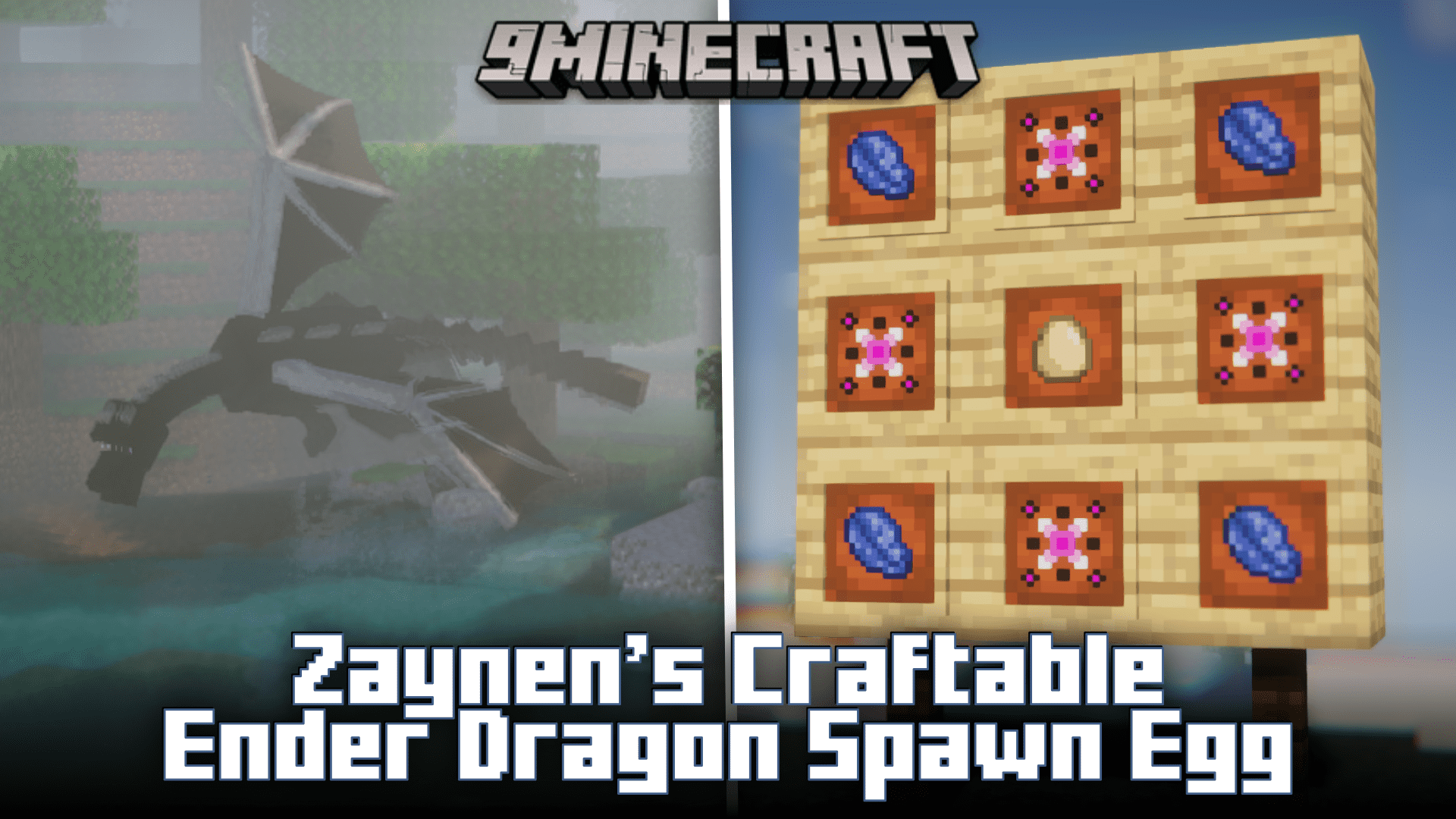 Zaynen's Craftable Ender Dragon Spawn Egg Mod (1.20.1, 1.19.4) 1