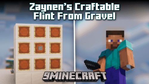 Zaynen’s Craftable Flint From Gravel Mod (1.20.1, 1.19.4) Thumbnail