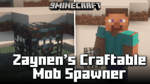 Zaynen’s Craftable Mob Spawner Mod (1.20.1, 1.19.4) Thumbnail