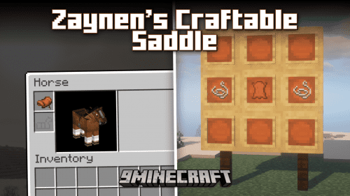 Zaynen’s Craftable Saddle Mod (1.20.1, 1.19.4) Thumbnail