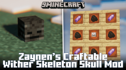 Zaynen’s Craftable Wither Skeleton Skull Mod (1.20.1, 1.19.4) Thumbnail