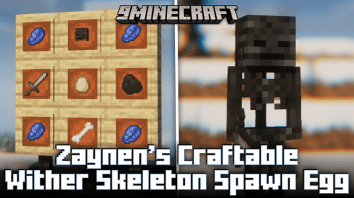 Zaynen’s Craftable Wither Skeleton Spawn Egg Mod (1.20.1, 1.19.4) Thumbnail