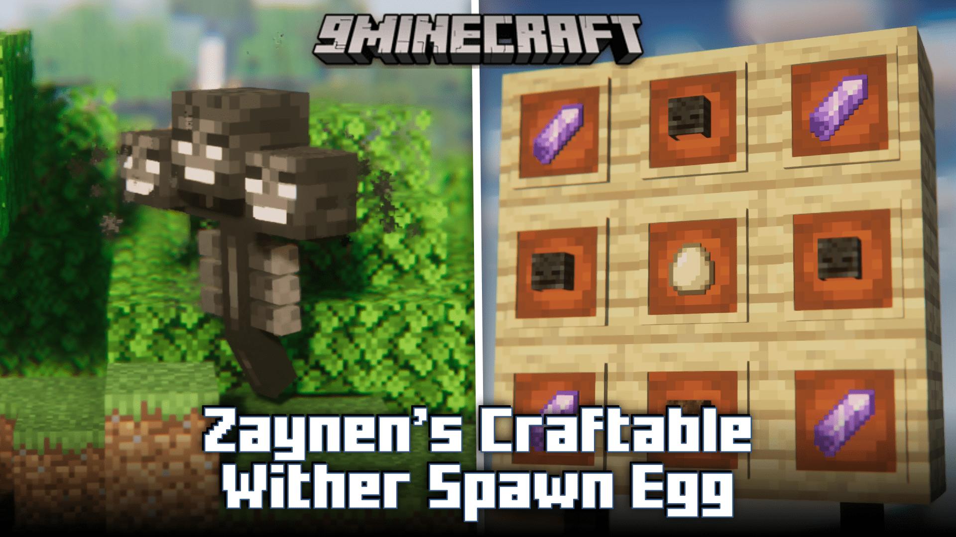 Zaynen's Craftable Wither Spawn Egg Mod (1.20.1, 1.19.4) 1