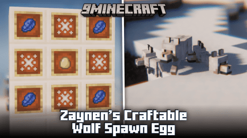 Zaynen’s Craftable Wolf Spawn Egg Mod (1.20.1, 1.19.4) Thumbnail