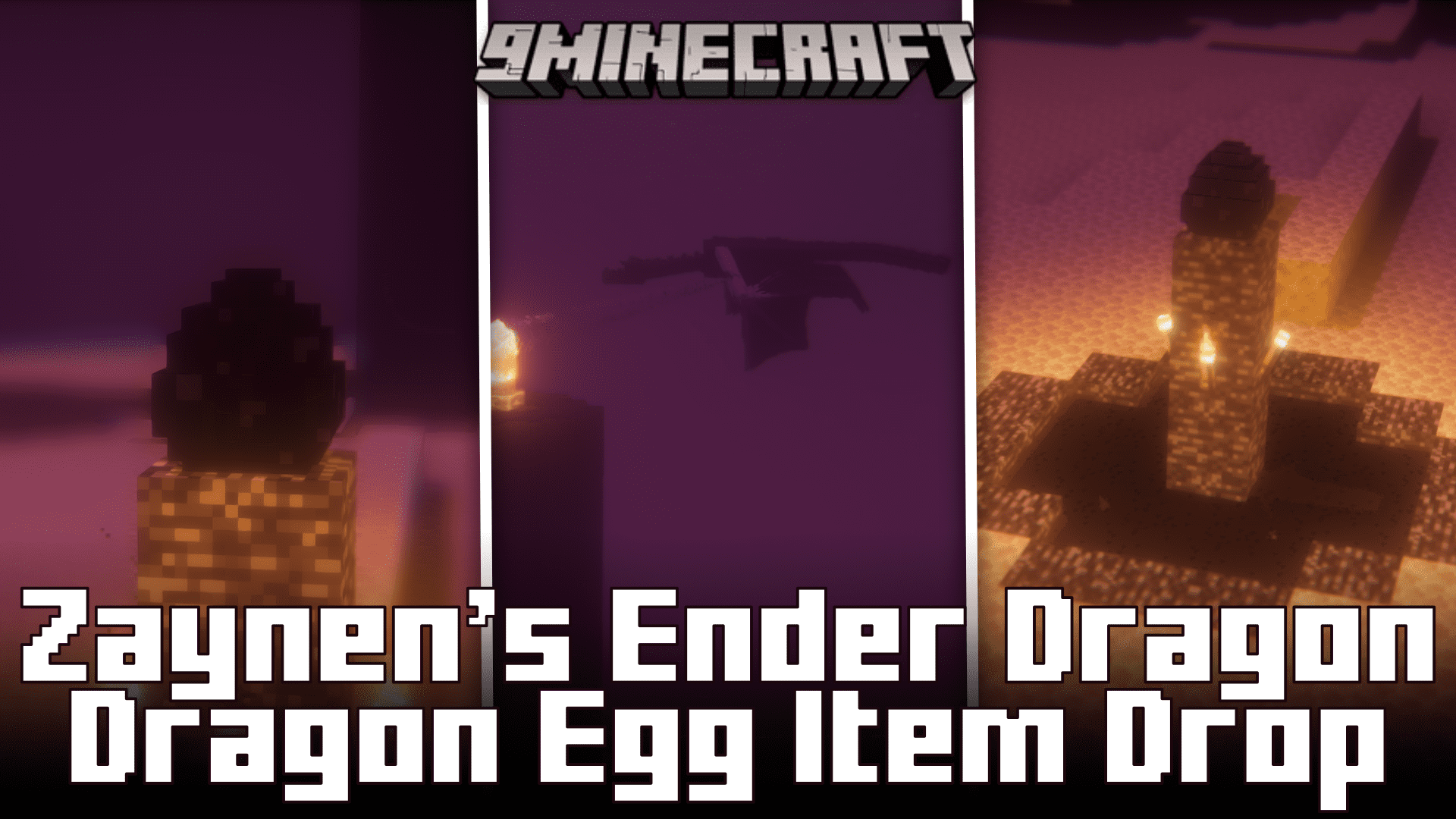 Zaynen's Ender Dragon Dragon Egg Item Drop Mod (1.20.1, 1.19.4) 1