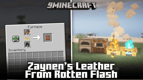 Zaynen’s Leather From Rotten Flesh Mod (1.20.1, 1.19.4) Thumbnail