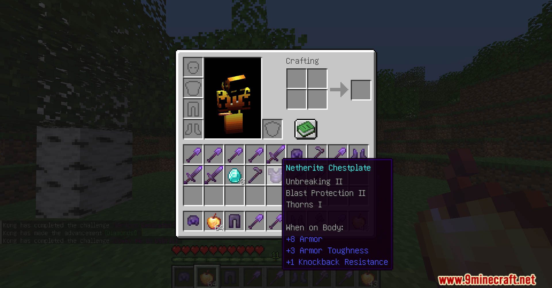 Minecraft, But Tree Gives You OP Items Data Pack (1.20.4, 1.19.4) 7