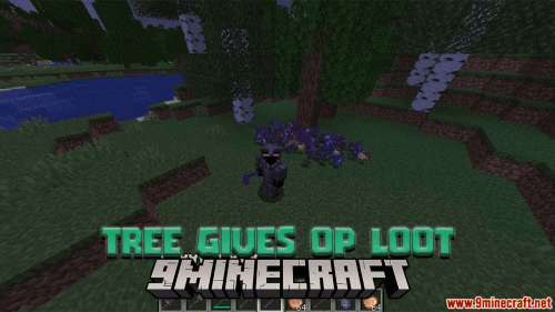 Minecraft, But Tree Gives You OP Items Data Pack (1.20.4, 1.19.4) Thumbnail