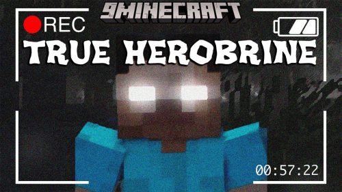 True Herobrine Mod (1.20.1, 1.19.2) – Genuinely Terrifying Thumbnail