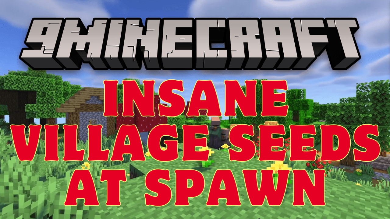 Insane Village Minecraft Seeds At Spawn Ever (1.20.4, 1.19.4) - Java/Bedrock Edition 1