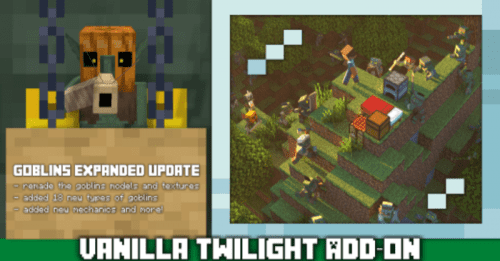 Vanilla Twilight Addon (1.20) – MCPE/Bedrock Mod Thumbnail