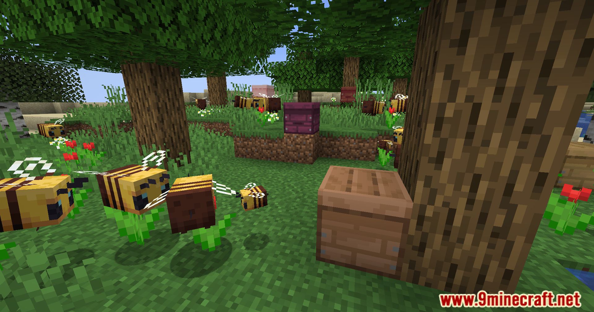 Variant Beehives Mod (1.20.4, 1.20.1) - A Symphony Of Wood And Buzz 11