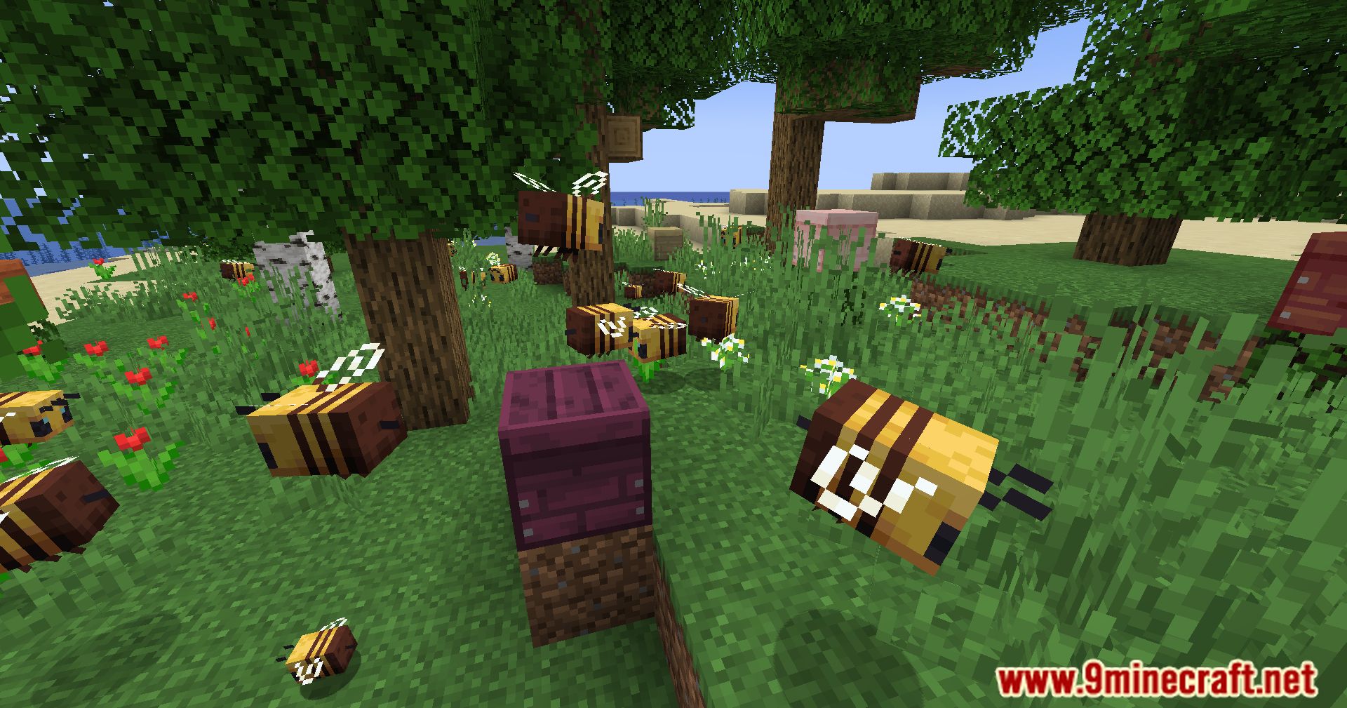 Variant Beehives Mod (1.20.4, 1.20.1) - A Symphony Of Wood And Buzz 4