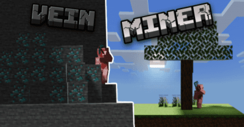 Vein Miner Addon (1.20, 1.19) – Tree Chopper & Vein Miner Mod Thumbnail