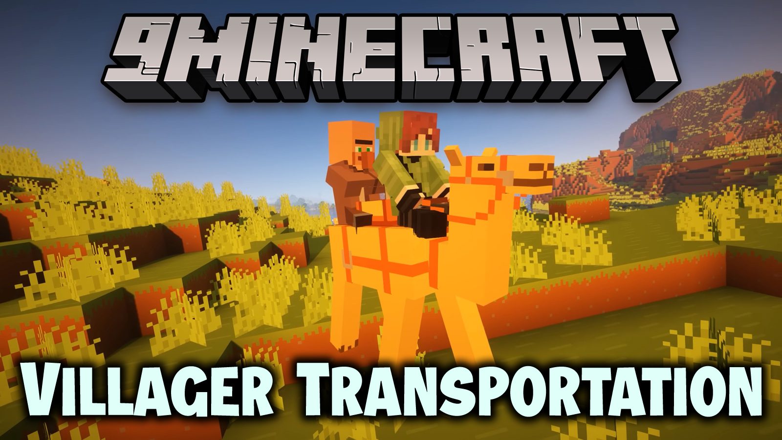 Villager Transportation Mod (1.21, 1.20.1) - Travel Using Camels 1