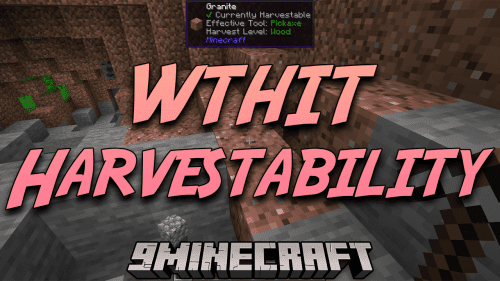 WTHIT Harvestability Mod (1.20.1, 1.19.2) – Your Essential Block Harvesting Companion Thumbnail