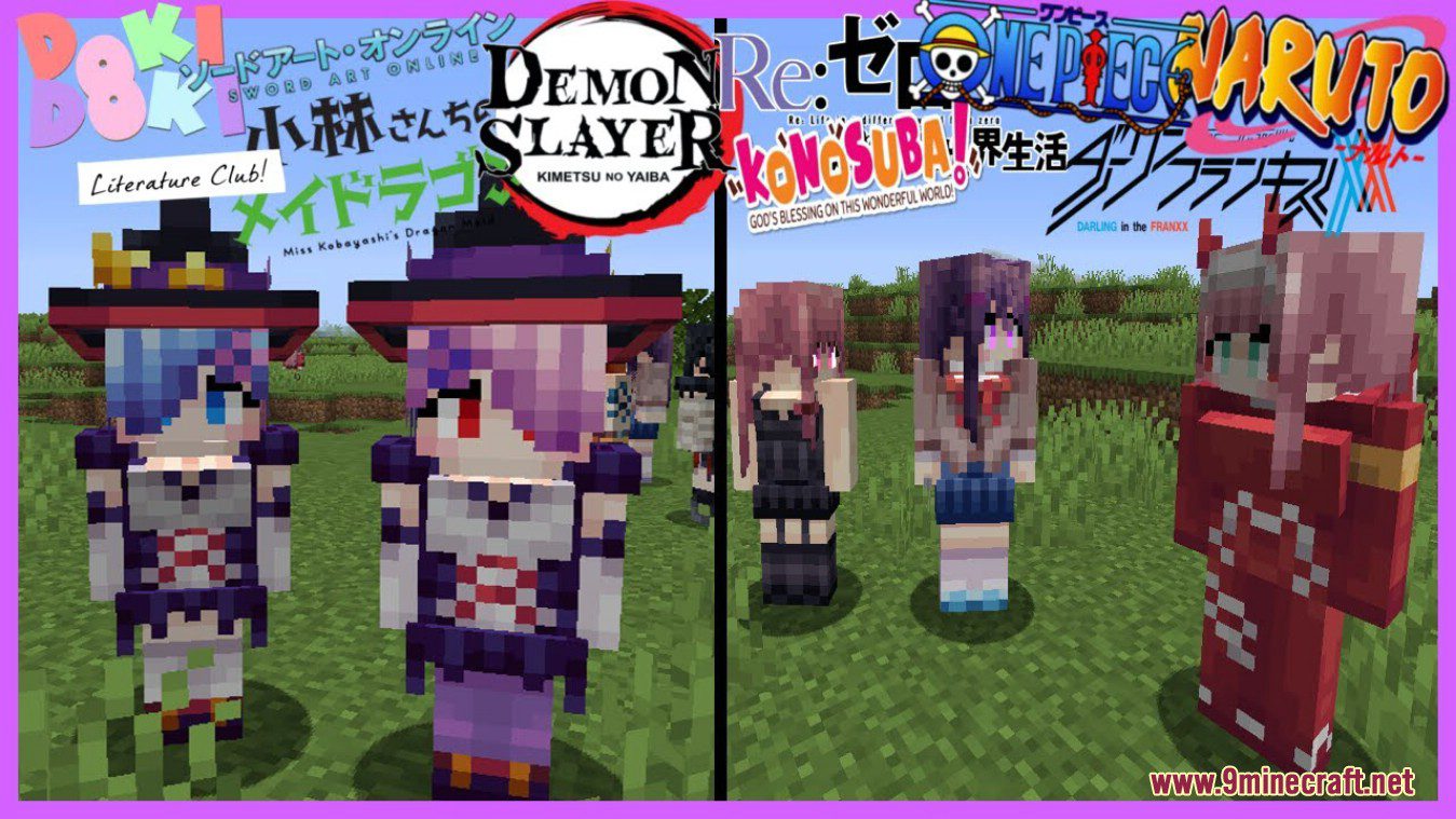 Waifucraft Mod (1.18.2, 1.16.5) - Girlfriends from Anime, Manga, Games 20