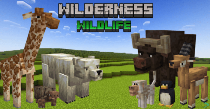 Wilderness Wonders Addon (1.20, 1.19) - MCPE/Bedrock Mod 1