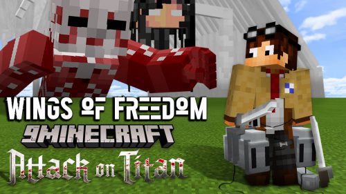 Wings of Freedom Mod (1.16.5, 1.15.2) – Amazing Attack on Titan Mod Thumbnail