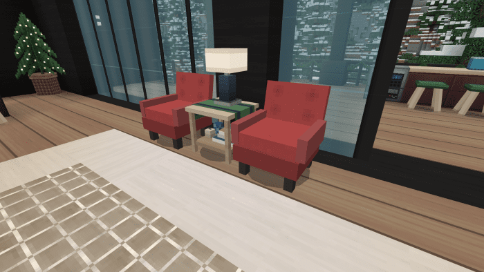 Winter Holidays: Furniture Addon (1.20, 1.19) - MCPE/Bedrock Mod 3