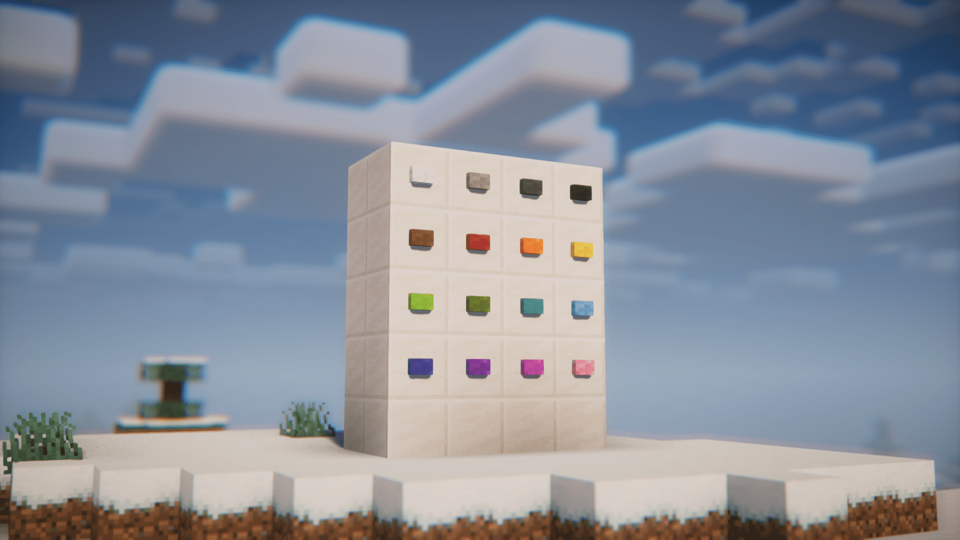 Wool Buttons Mod (1.20.4, 1.19.4) - Colorful Buttons From Wool 3