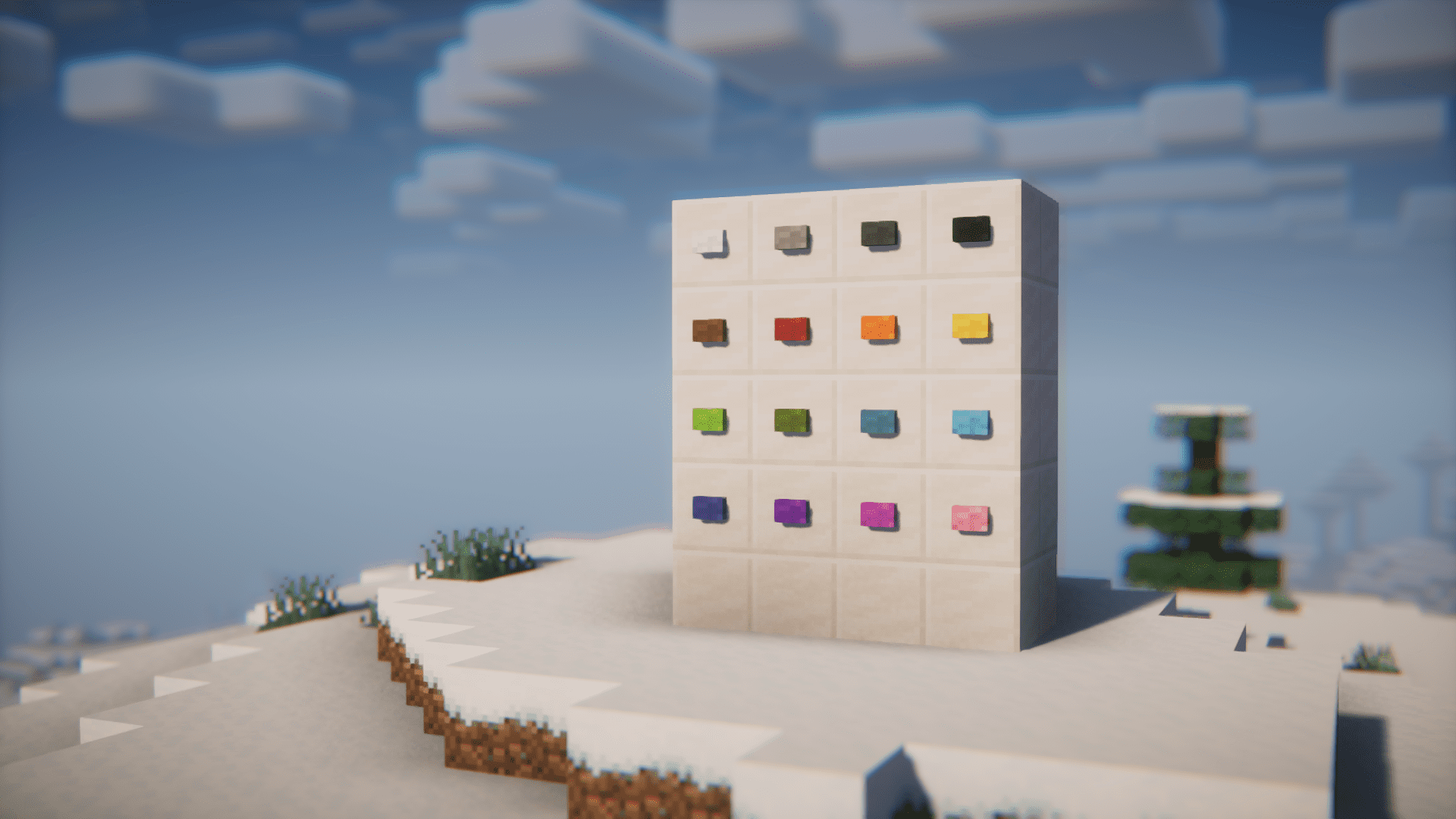 Wool Buttons Mod (1.20.4, 1.19.4) - Colorful Buttons From Wool 4