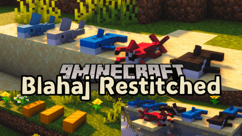 Blahaj Restitched Mod (1.20.1) – Blahaj and His Plushy Pals Thumbnail