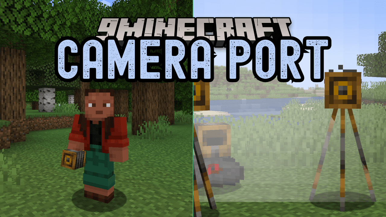 Camera Port Mod (1.21.1, 1.20.1) - Placeable Cameras 1