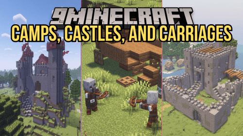Camps, Castles, and Carriages Mod (1.20.6, 1.20.1) – A Vibrant Fairytale World Thumbnail