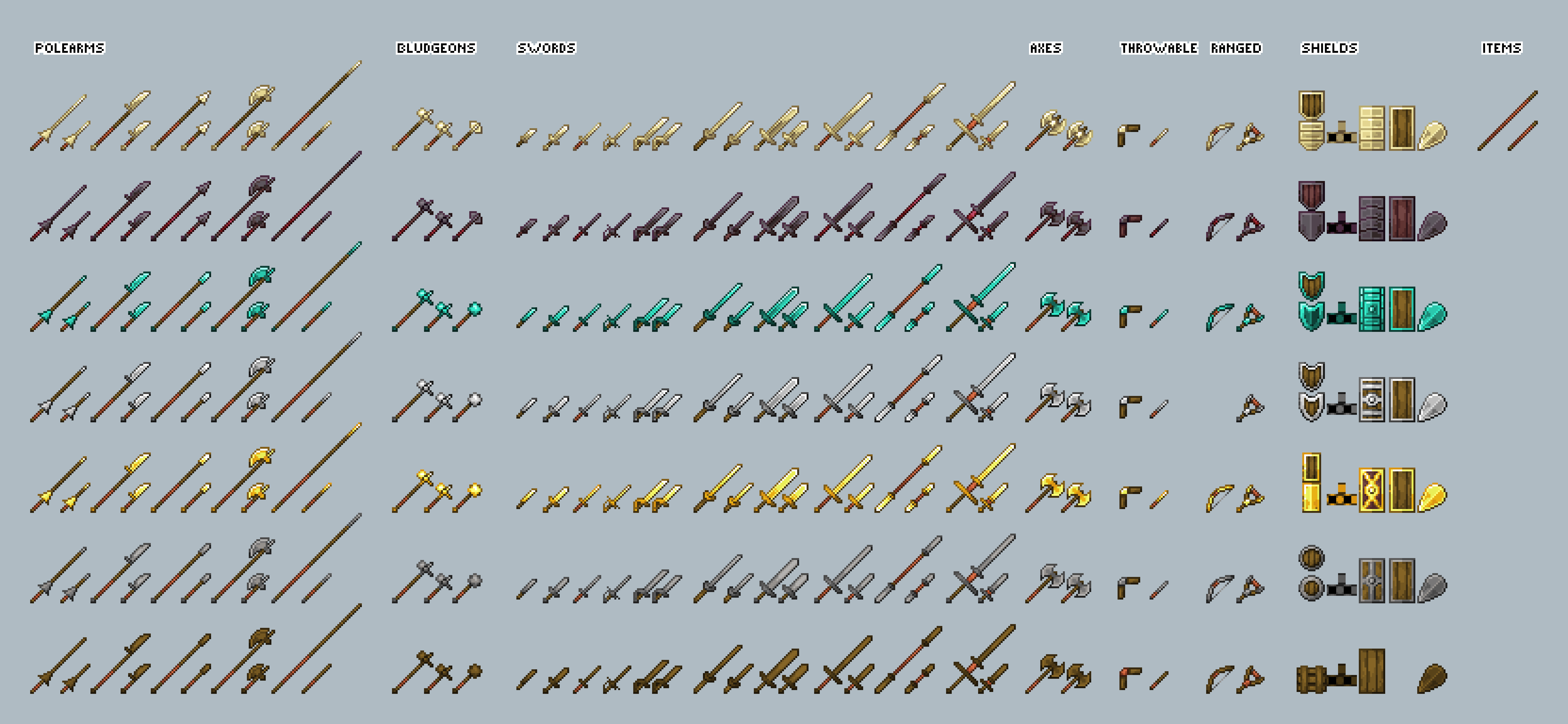 Dixta's Armory Mod (1.20.1, 1.19.2) - 14 Unique Vanilla-Styled Weapons 2