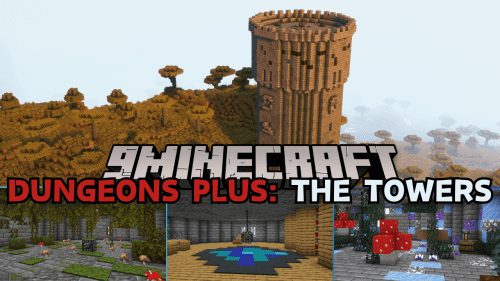 Dungeons Plus: Towers Mod (1.20.4, 1.20.1) – New Tower Variants Thumbnail