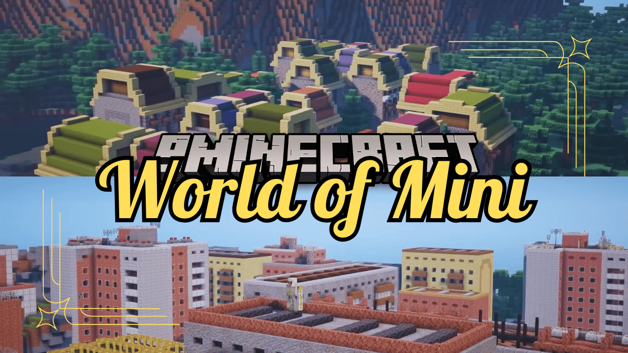 Kogtyv's World of Mini Mod (1.20.4, 1.20.1) - Diverse Mini-Architectures 1