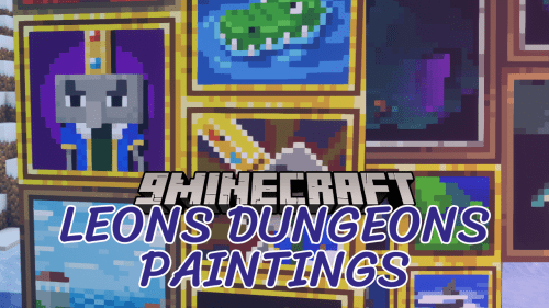 Leons Dungeons Paintings Mod (1.20.4, 1.19.4) – 15 New Stunning Paintings Thumbnail