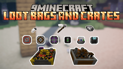 Loot Bags And Crates Mod (1.20.1, 1.19.2) – Integrating with Popular Tech Mods Thumbnail