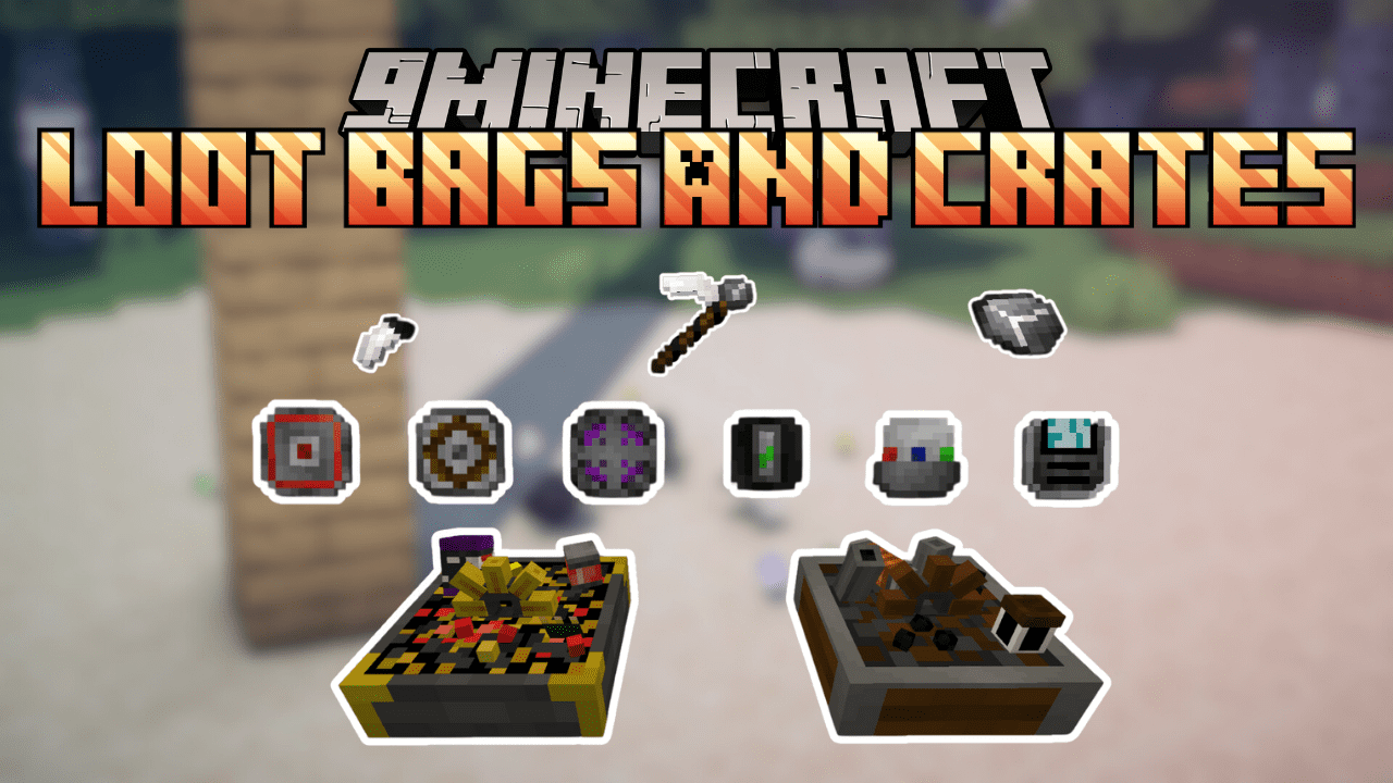 Loot Bags And Crates Mod (1.20.1, 1.19.2) - Integrating with Popular Tech Mods 1