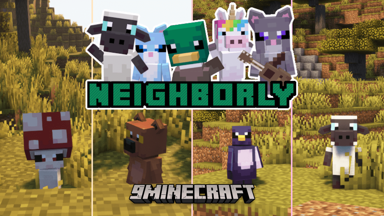 Neighborly Mod (1.20.1, 1.19.2) - 12 Unique Neighbor Characters 1