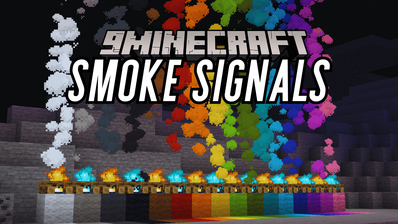 Smoke Signals Mod (1.20.4) - Variety of Colored Smokes 1