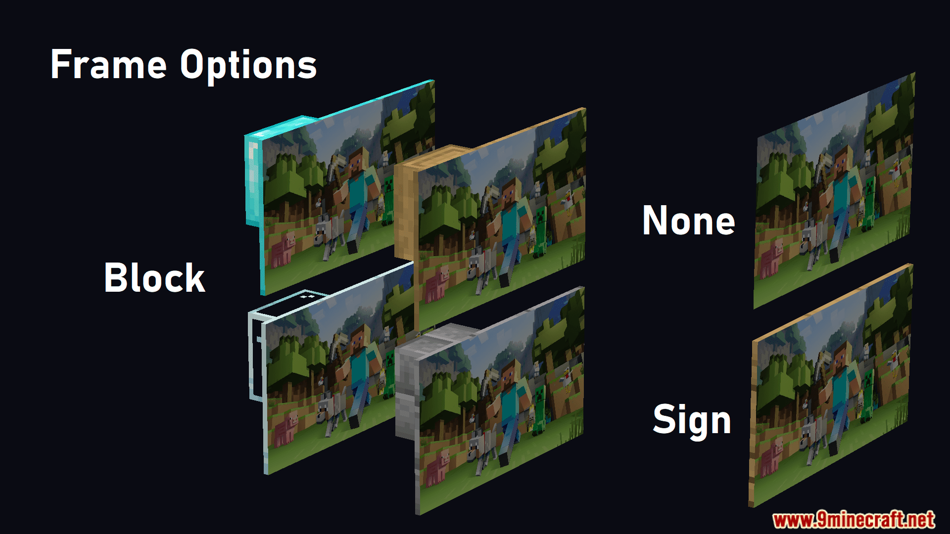 Signed Paintings Mod (1.21.1, 1.20.1) - Render Web Images on Sign 4