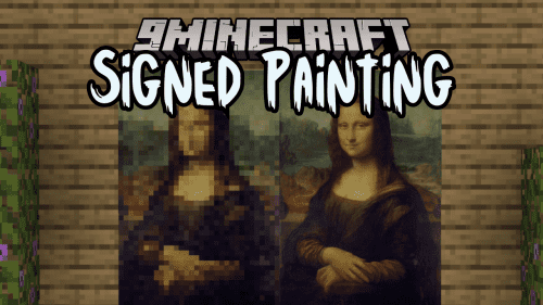 Signed Paintings Mod (1.21.1, 1.20.1) – Render Web Images on Sign Thumbnail