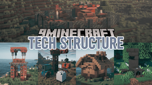 Tech Structures Mod (1.20.1) – 51+ Immersive Tech-Themed Structures Thumbnail