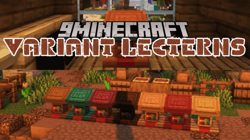 Variant Lecterns Mod (1.20.4, 1.20.1) – Lecterns for Every Vanilla Plank Thumbnail