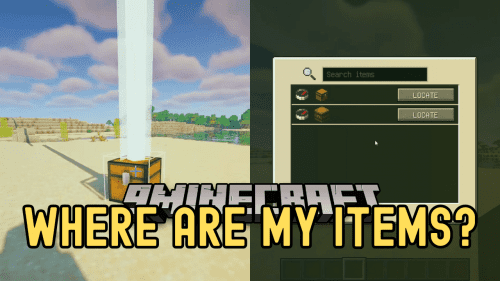 Where Are My Items Mod (1.20.1) – Tracking and Remember Items Location Thumbnail