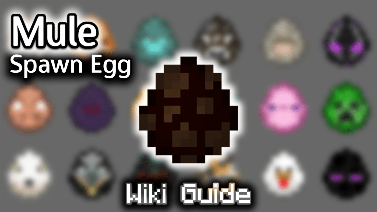 Mule Spawn Egg - Wiki Guide 1