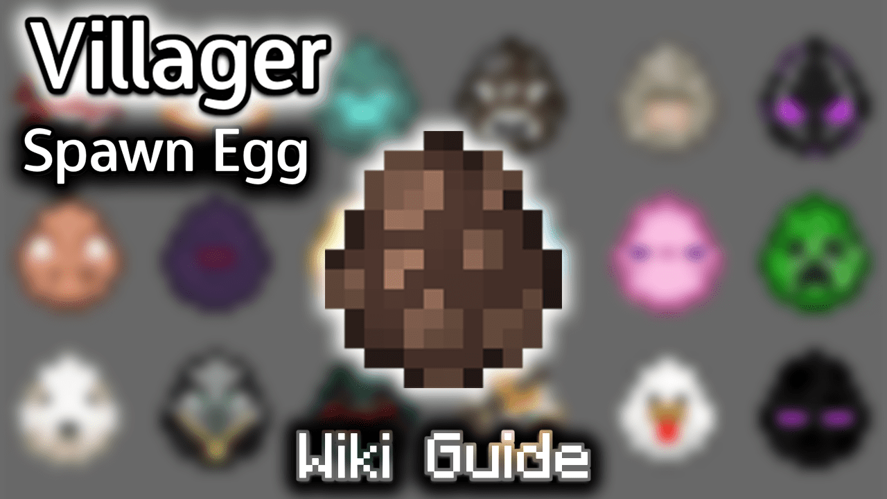 Villager Spawn Egg - Wiki Guide 1