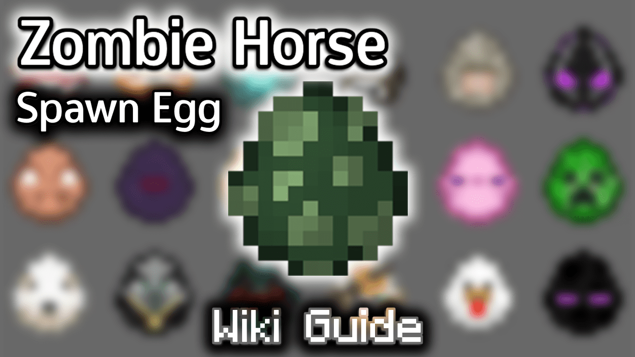 Zombie Horse Spawn Egg - Wiki Guide 1