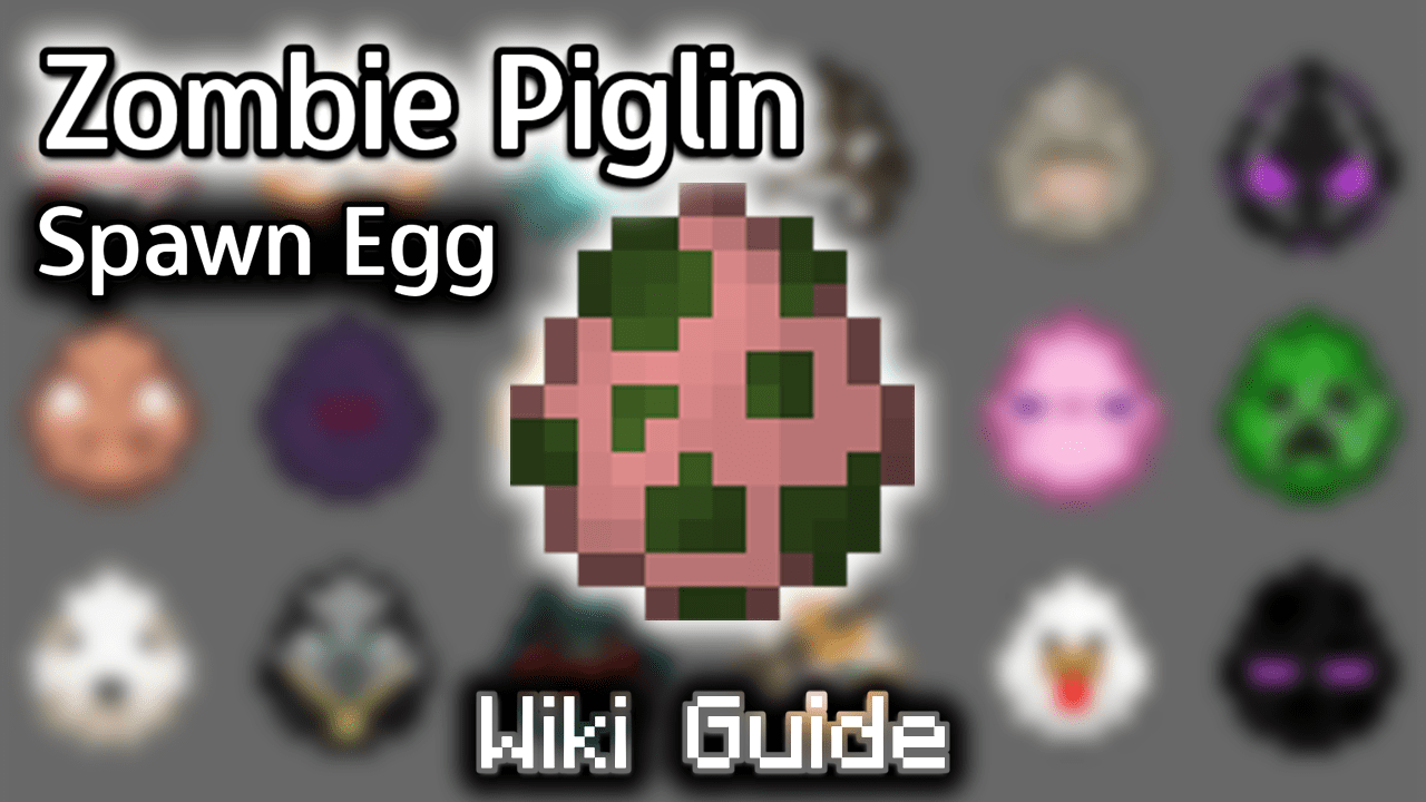 Zombified Piglin Spawn Egg - Wiki Guide 1