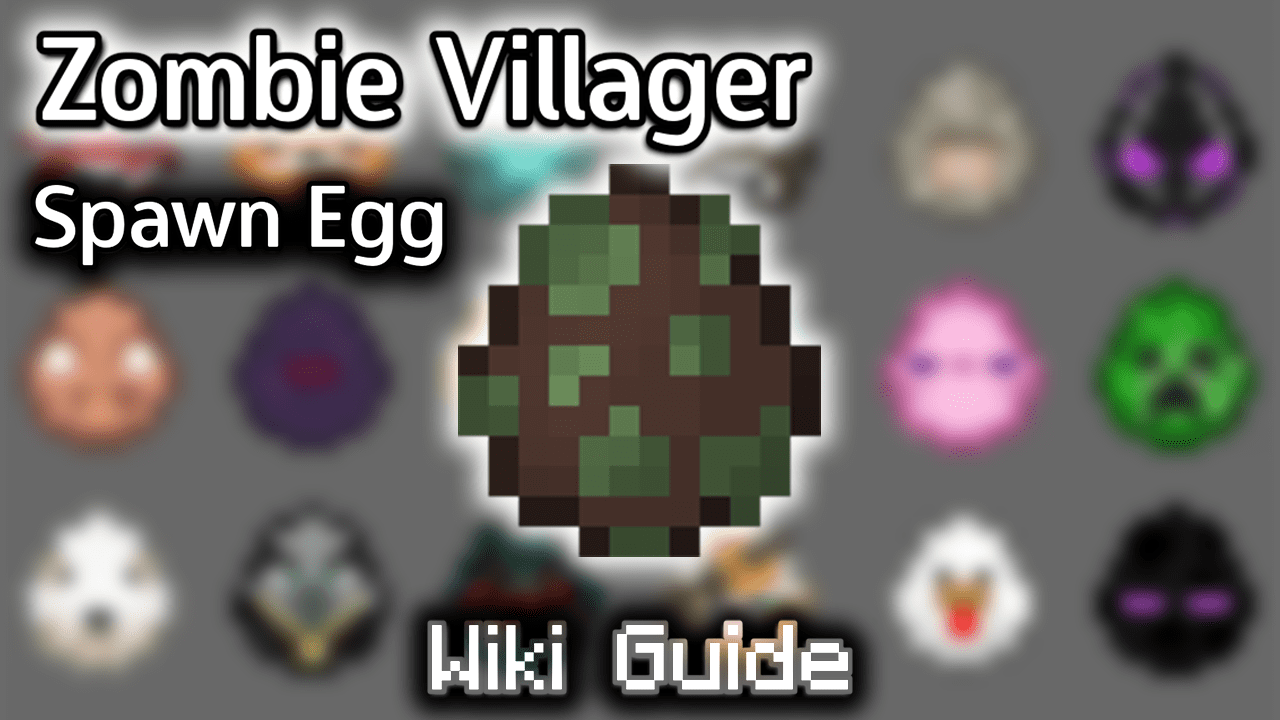 Zombie Villager Spawn Egg - Wiki Guide 1