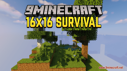 16×16 Survival Map (1.21.1, 1.20.1) – One chunk Survival Thumbnail
