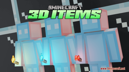 3D Items Resource Pack (1.20.6, 1.20.1) – Texture Pack Thumbnail