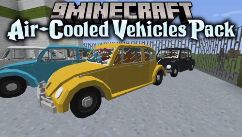 Air-Cooled Vehicles Pack Mod (1.12.2) – Volkswagen Beetle Cars Thumbnail